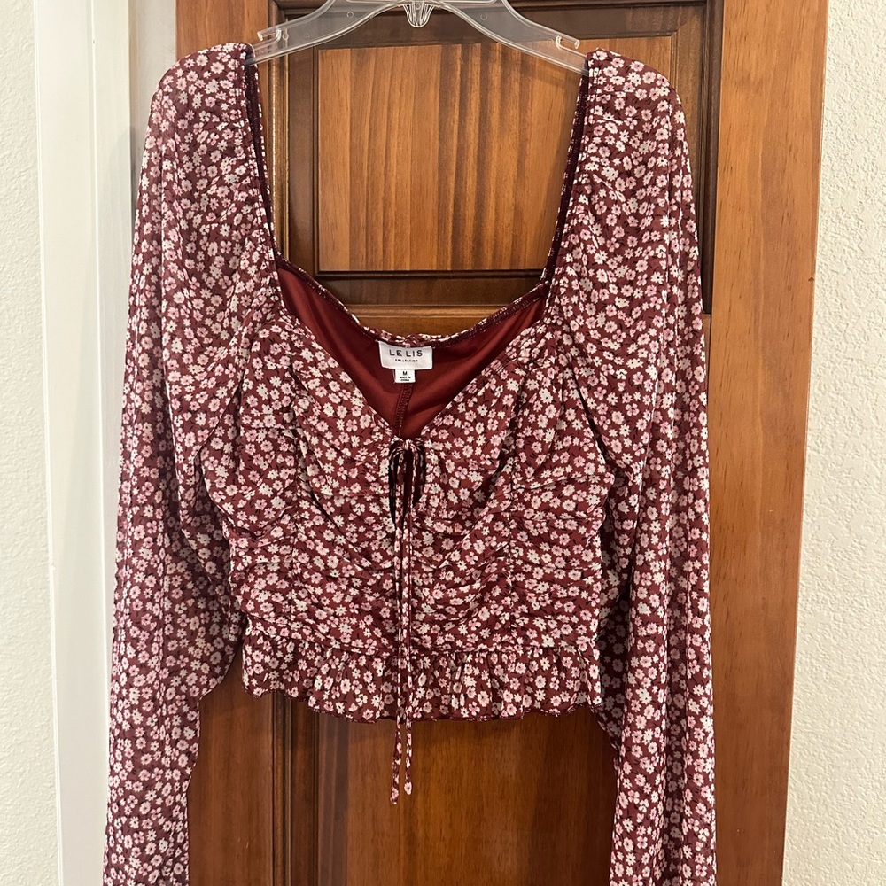 Floral longsleeve top